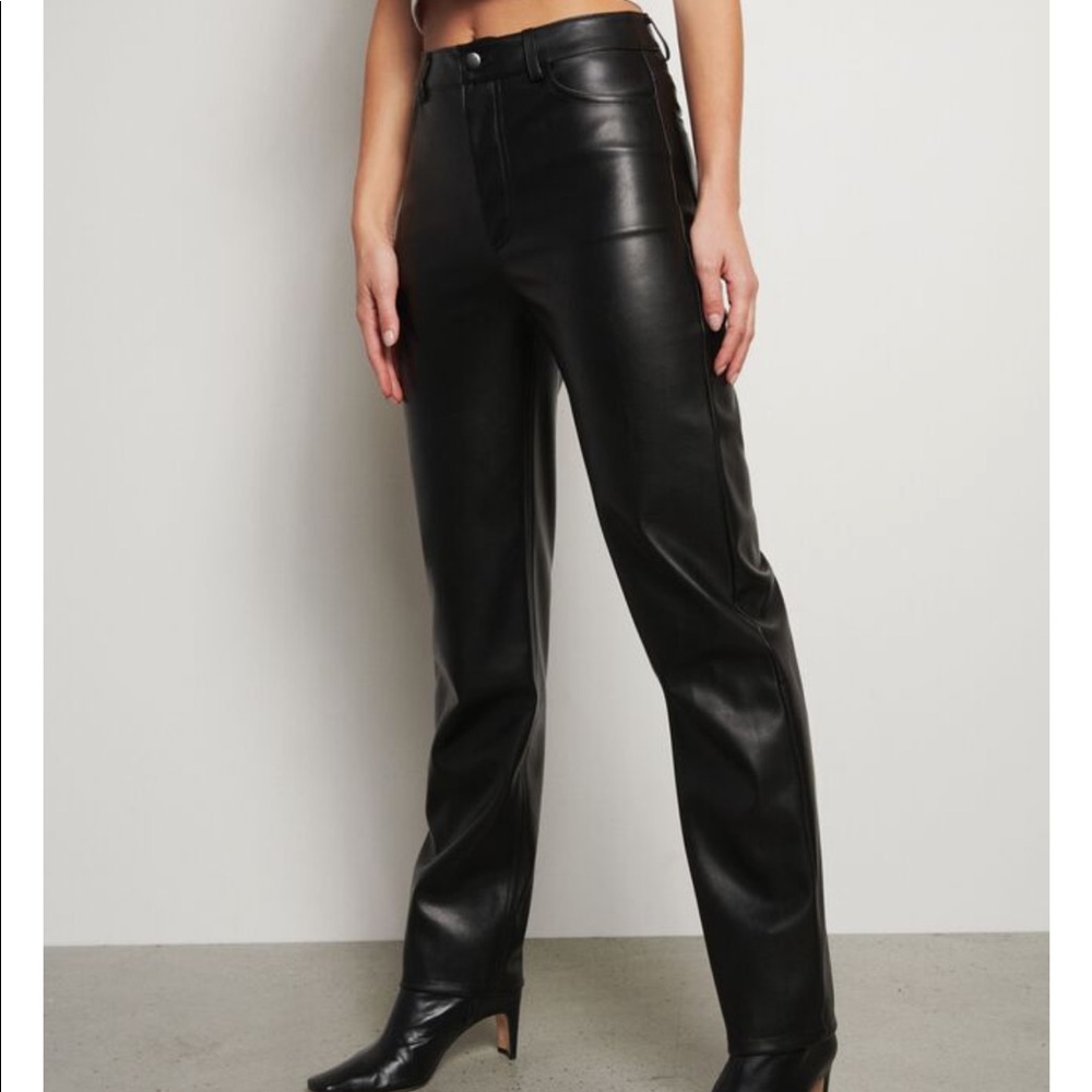Faux Leather Pants